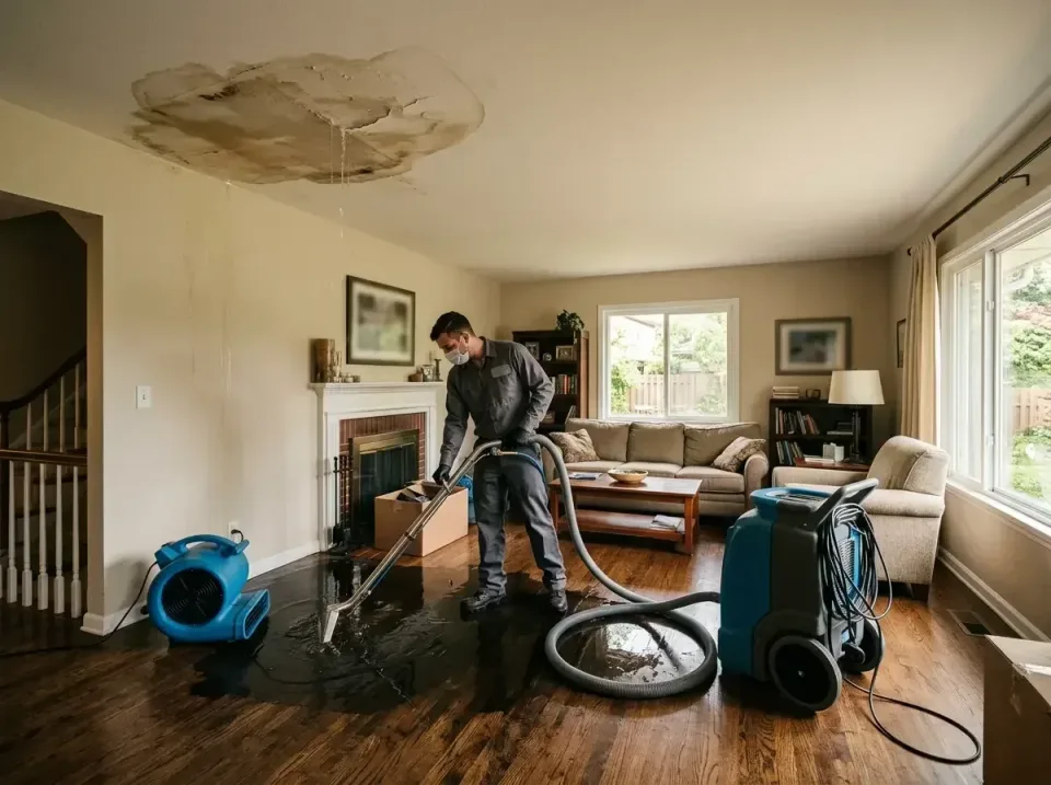 attic-pipe-burst-ceiling-drip-008 — frequently asked questions, Water Damage Restoration & Carpet Care in Bells, TX